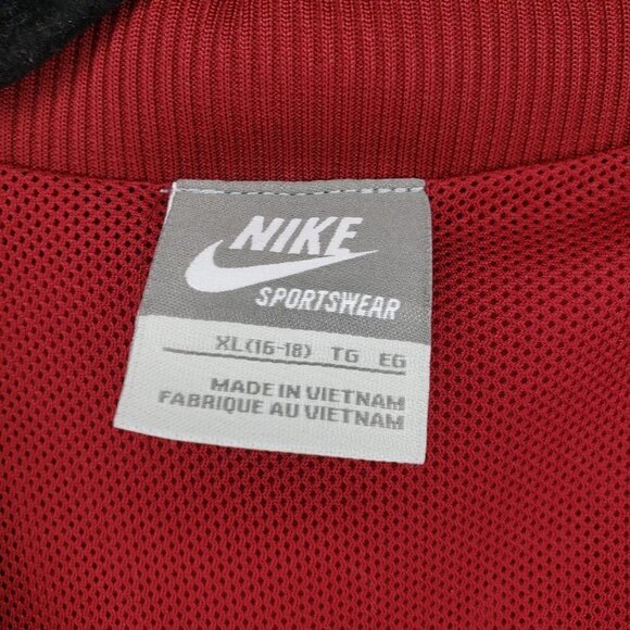 Vintage 90's Gray Tag Maroon Nike Track Suit Small/Medium - Picture 3 of 7